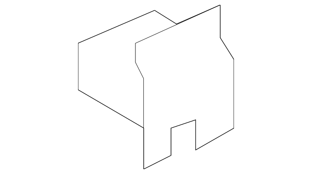 Upper Center Pillar Trim Clip 5N0-880-385 - View 6