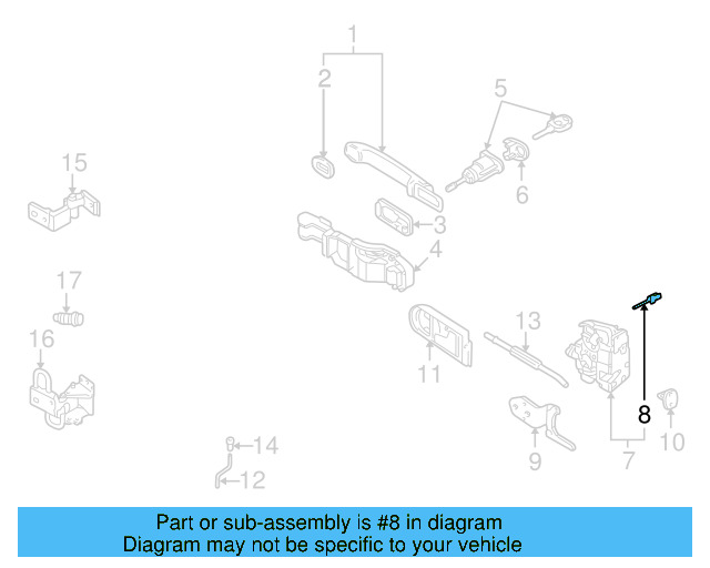 Lock Cable 6E0837070