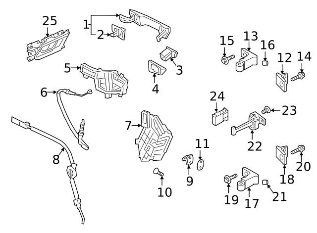 Upper Hinge Mount Bolt N-912-056-02 - View 26