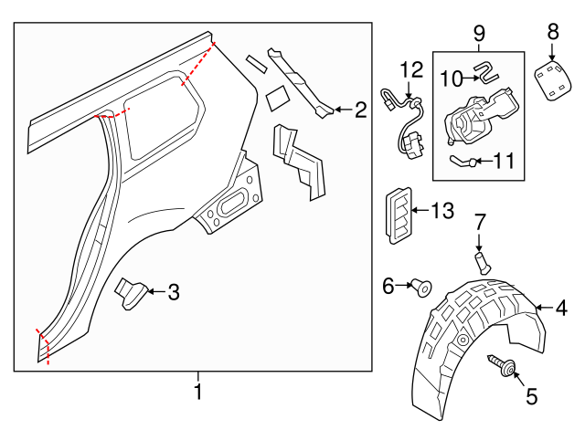 Spring 5K6-809-931 - View 15