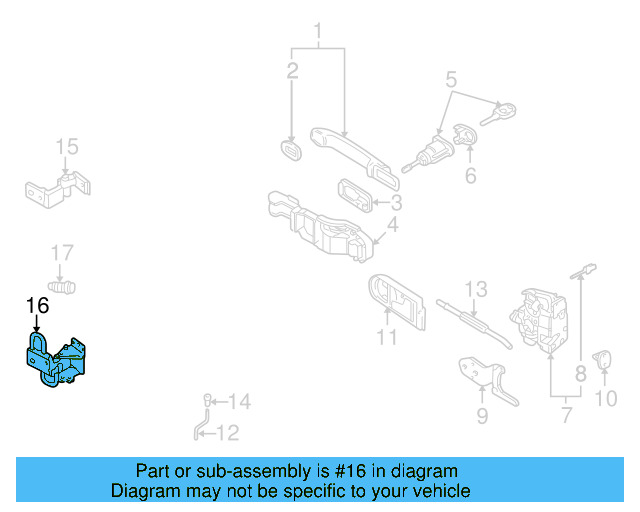Lower Hinge 4B0-831-412-B - View 18