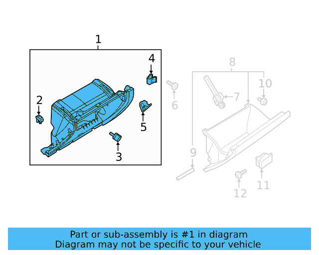 Glove Box Frame 17B-857-101-82V