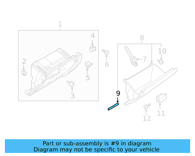 Side Cover Clip 1K0-867-388-A - View 165
