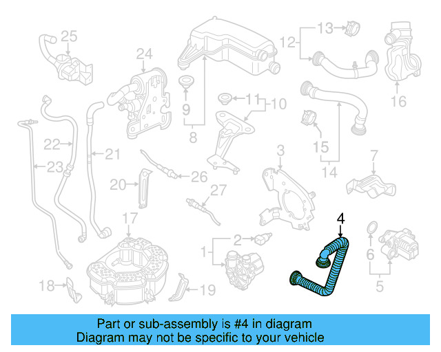 Pressure Hose 04E-131-170-B