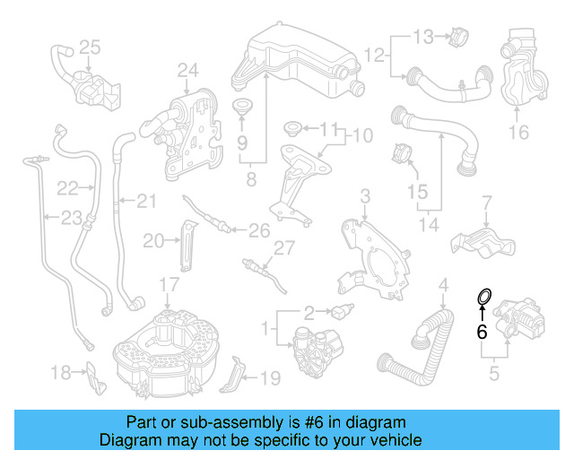 Valve Assembly Seal 04E-131-120 - View 3