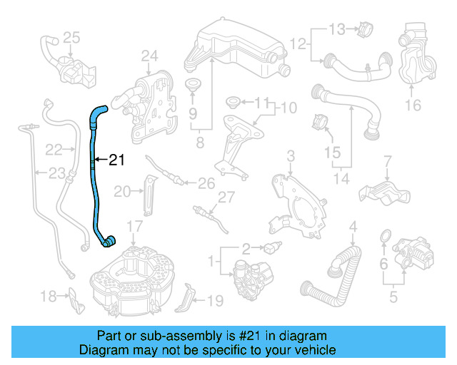 Vent Hose 5C0-201-931-G