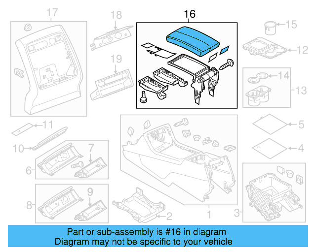 Rear Trim 7P6-864-299-81U - View 11