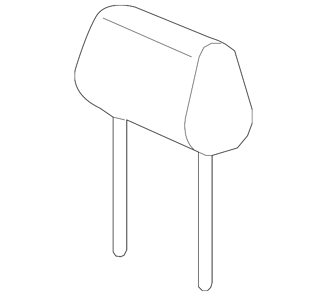 Headrest, Outer 561-881-901-M-AEE - View 2