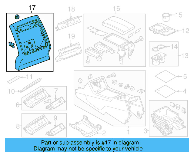 Rear Trim 7P6-864-299-81U - View 13