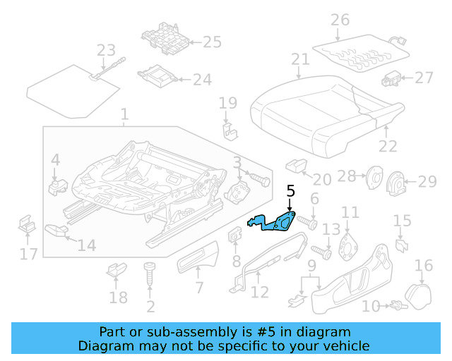Adjust Lever 5C6-881-092-B - View 9