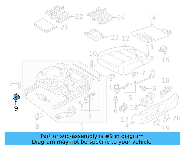 Track End Cover 8E0-881-347-E-01C - View 23
