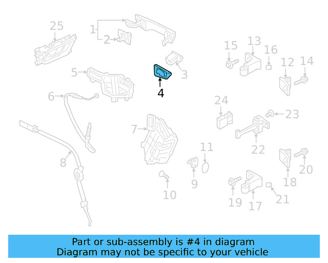 Handle, Outside Packing 5G0-837-088-B - View 6