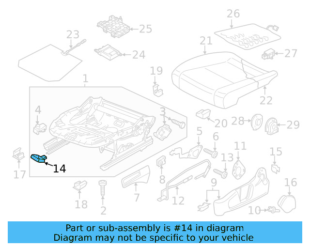 Adjust Knob 3C0-881-254-A-9B9 - View 61