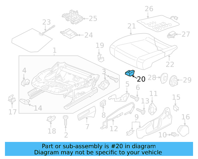 Track End Cover 8E0-881-348-E-9B9 - View 32