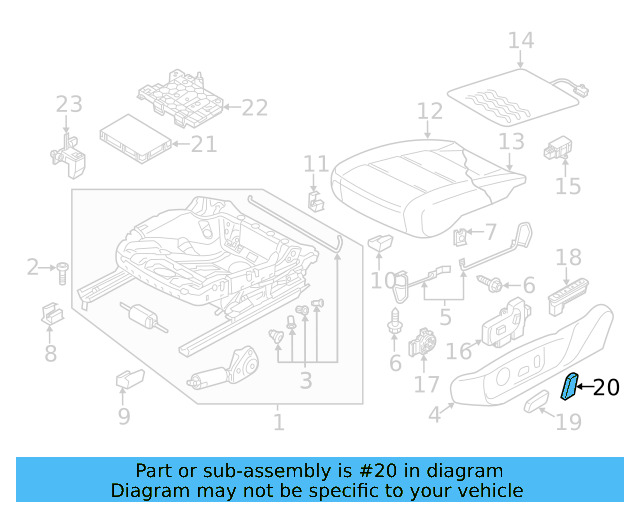 Track End Cover 8E0-881-347-E-9B9 - View 47