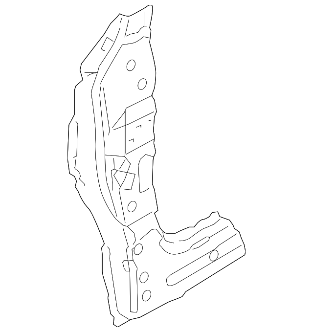 Hinge Pillar Reinforced 1K6-809-203
