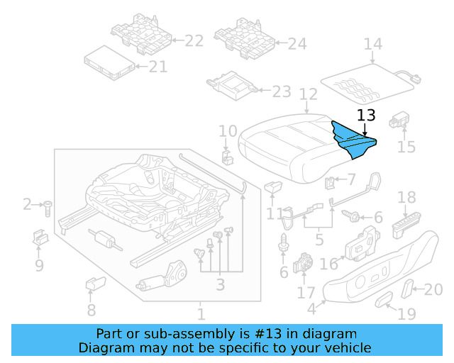 Seat Cushion Pad 561-881-376-H - View 11