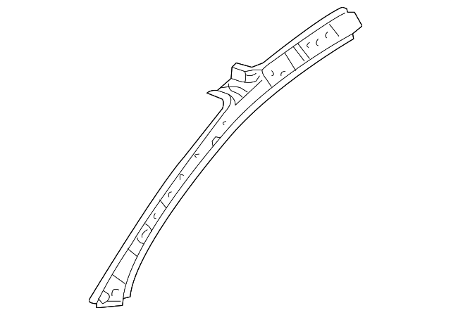 Inner Windshield Pillar 1K6-810-412-B - View 8