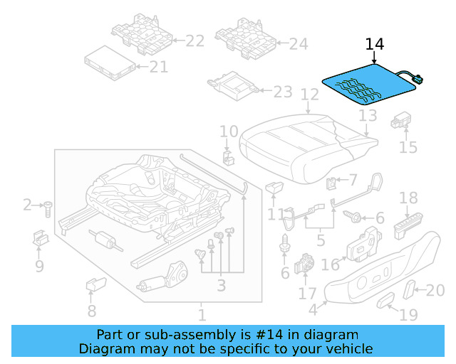 Knob 7P6-959-816-A-QWA - View 13