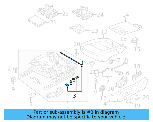 Hardware Kit 8R0-898-026 - View 5