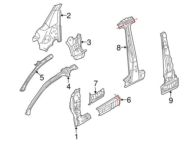 Rocker Reinforced 1K3-810-607-A