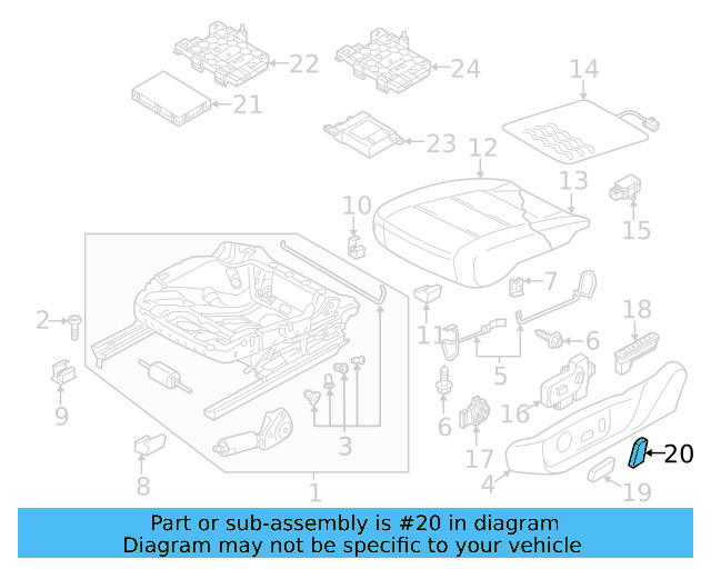 Knob 7P6-959-818-A-QWA - View 8