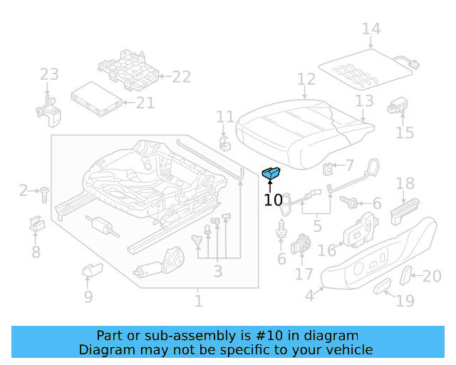 Track End Cover 8E0-881-347-E-9B9 - View 45