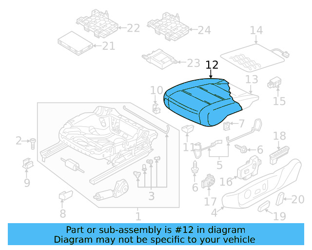 Seat Cover 561-881-406-CC-TJG - View 5