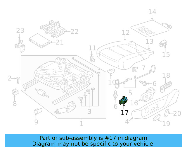 Lumbar Switch 561-959-777-9B9 - View 5