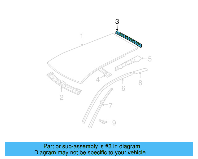 Rear Header 1J5-817-161-A - View 4