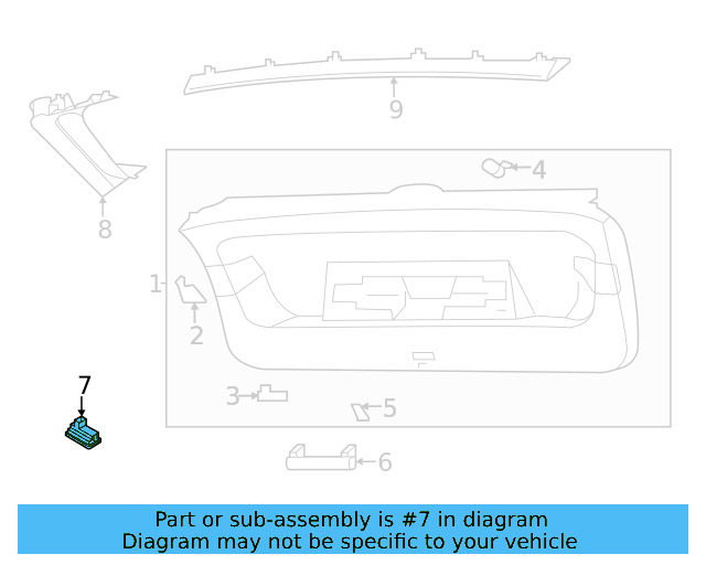 Lift Gate Switch 3CN-959-831-WHS