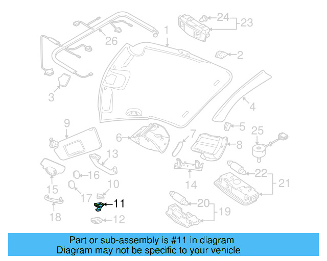 Sun 3B0-857-561-B-Y20 - View 31