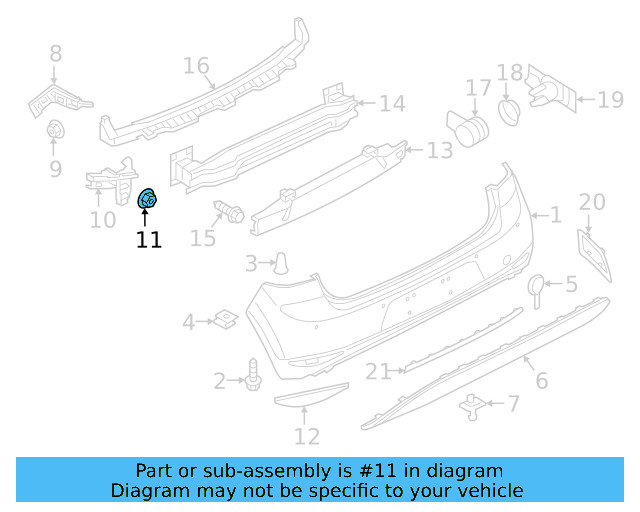 Guide Bracket Nut WHT-005-560 - View 9