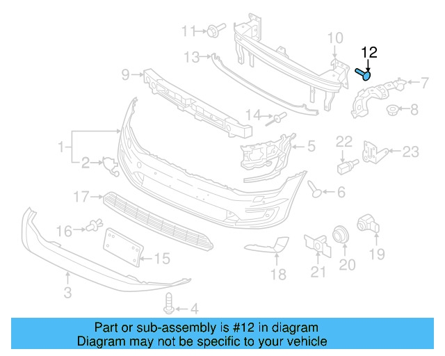 Impact Bar Bolt N-909-936-03 - View 28