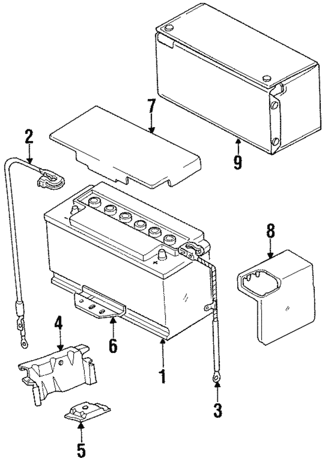 Battery Holder Bracket 357-804-841