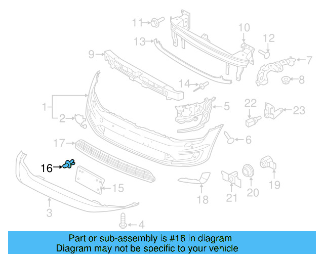 License Bracket Rivet N-038-549-4 - View 7