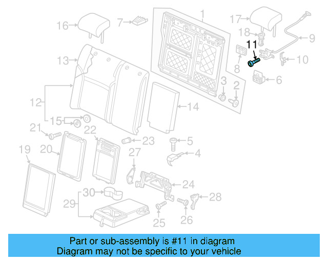 Armrest Bezel 5C6-885-219-82V - View 5