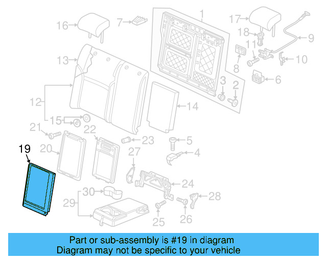 Armrest Bezel 5C6-885-219-82V - View 6