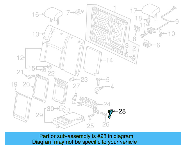 Bracket End Cap 5C6-885-663-A-82V