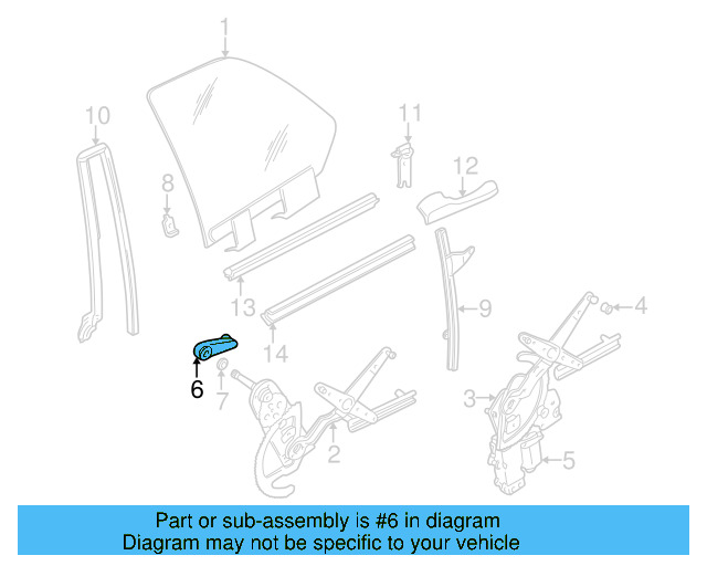 Crank Handle 1H0-837-581-D-B41 - View 4