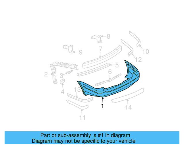 Bumper Cover (Unpainted) 3b0807217gru - View 10