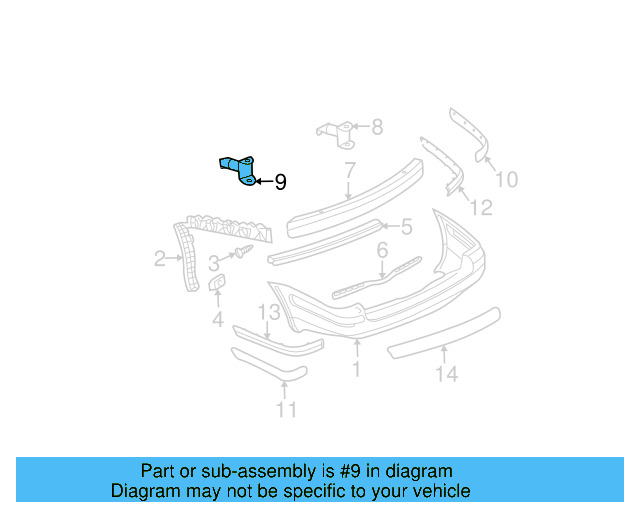 Molding (Unpainted) 3b9807791agru - View 7