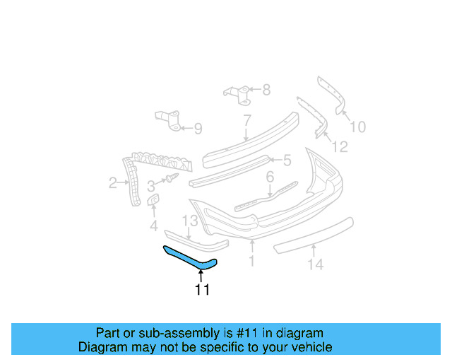 Molding (Unpainted) 3b9807791agru - View 10
