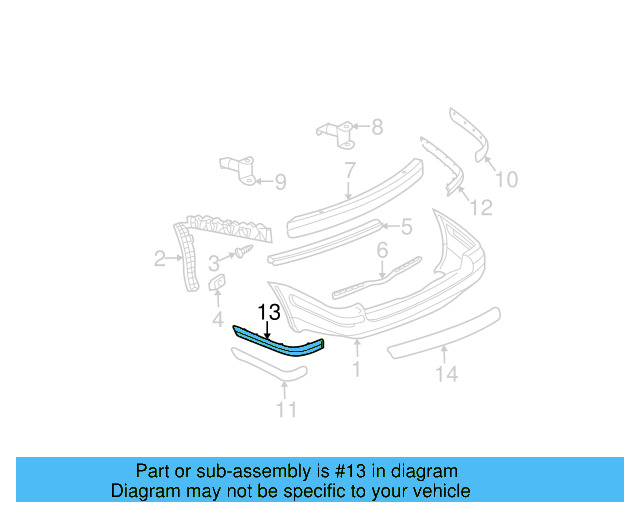 Molding (Unpainted) 3b9807791agru - View 9