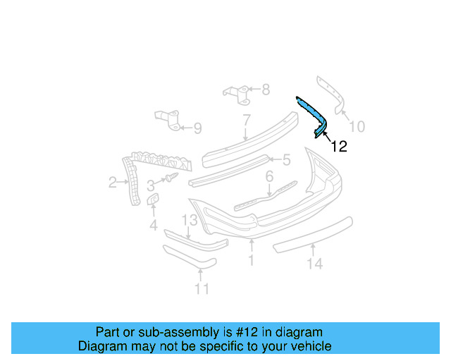 Molding (Unpainted) 3b9807792agru - View 10