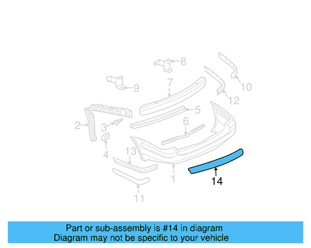 Protect Strip (Unpainted) 3b5807423fgru - View 8