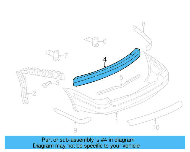 Impact Bar 3B0-807-311-A - View 14