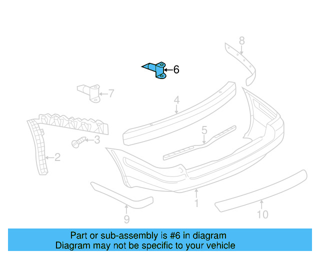Fender Liner Screw N-907-750-01 - View 30