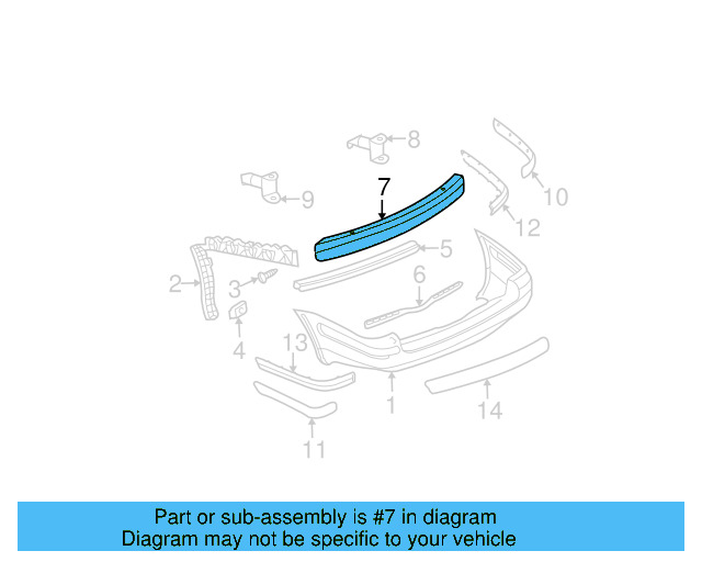 Impact Bar 3B0-807-311-A - View 13