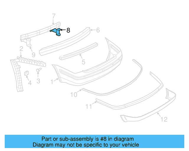 Molding 3B5-807-443-2ZZ - View 5